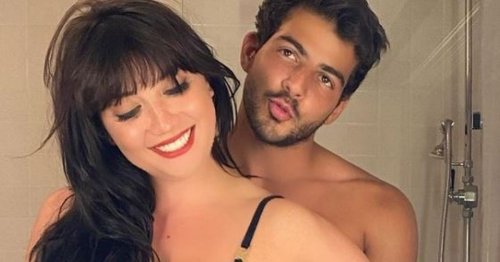 Model Daisy Lowe strips completely naked as she shows off blossoming baby bump