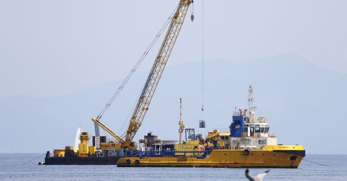 Bayesian superyacht wreck pulled from sea as Mike Lynch's ship brought to surface