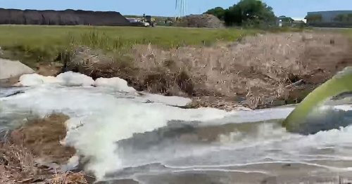 Toxic reservoir leaks sparking evacuation over fears of catastrophic flood