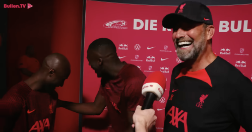 Jurgen Klopp leaves Liverpool duo in stitches with post-match transfer joke