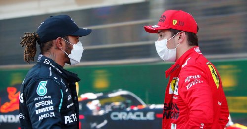 Charles Leclerc sends support to Lewis Hamilton after Nelson Piquet's racist slur