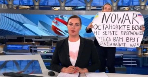 Russian TV producer says she didn't realise anti-war protest would make her country's most-hated woman