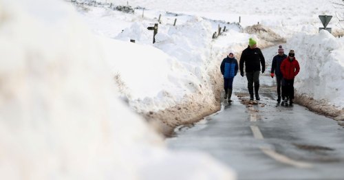 Four more days of snow on the way in freezing blast with 40mph winds