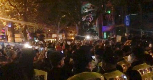 Thousands take to streets in protests against China's restrictive Covid lockdowns