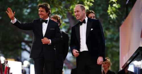 Prince William's shoes steal the show at Top Gun premiere thanks to cheeky symbol