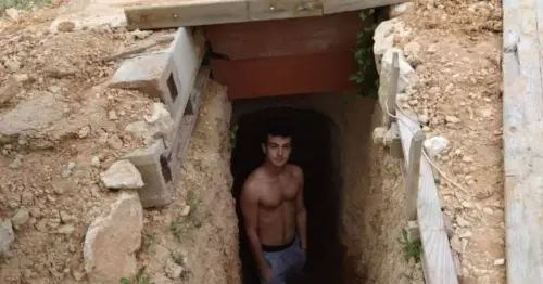 Teen spends six years digging underground home in garden after fight with his parents