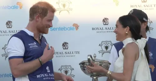Prince Harry caught in 'gross' behaviour as video of moment with Meghan Markle goes viral