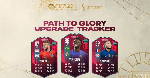FIFA 23 Path to Glory upgrade tracker with wins and confirmed upgrades