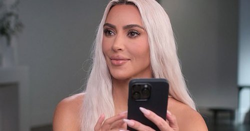 Kim Kardashian seen texting a mystery man after her heartbreaking admission about love