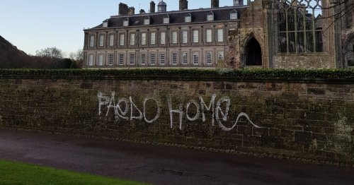 Queen's Scottish home vandalised with 'paedo' graffiti as police launch probe
