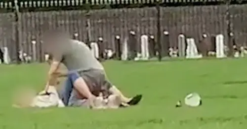 Woman, 30, arrested after couple filmed having sex in park in broad daylight
