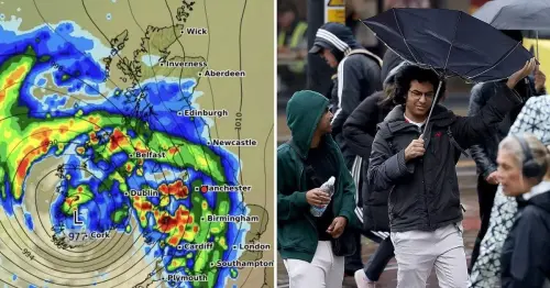 Storm Agnes to hit within hours as Brits warned of travel chaos and 'danger to life'
