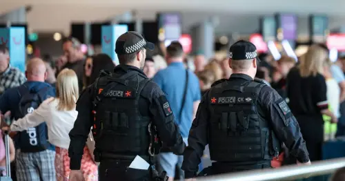 Man arrested moments after landing at Manchester Airport over 'missile' incident