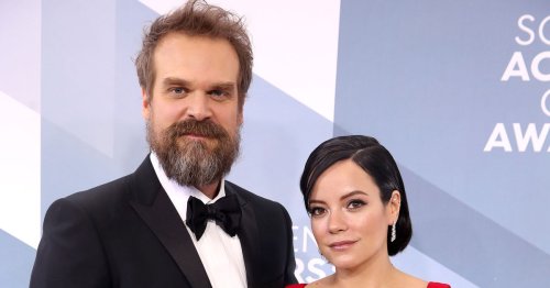 David Harbour admits being married to Lily Allen is a steep learning curve
