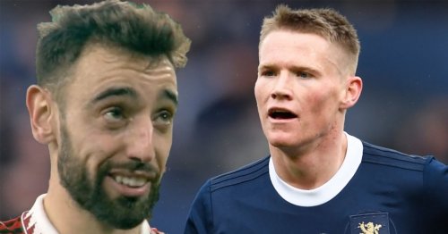 Bruno Fernandes makes Scott McTominay joke after superb start to Euro 2024  qualifiers | Flipboard