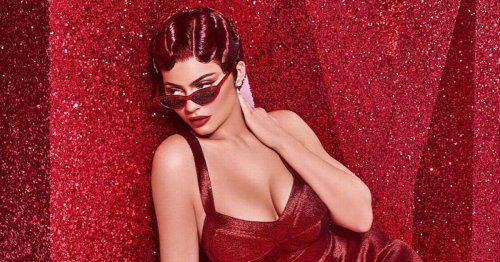 Kylie Jenner shows off her curves as she shares the 'stress' of running a business