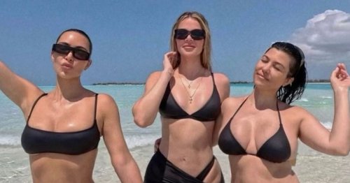 Kim Kardashian slammed for 'outshining' Kourtney in bikini photo - but it backfires