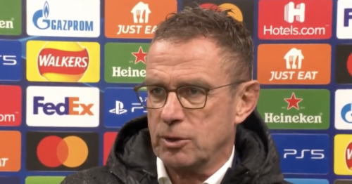 Ralf Rangnick "not happy" with Man Utd display that went against initial plans