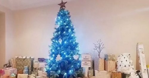 Mum of twins shows off huge pile of Christmas presents which 'fills the room'