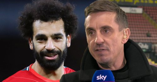 Gary Neville highlights Mohammed Salah "disrespect" after Liverpool star ignored