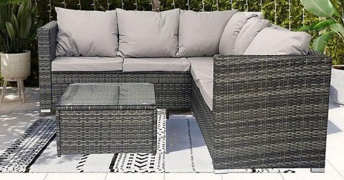 Debenhams' £350 'comfortable' five-seater garden sofa set now half price