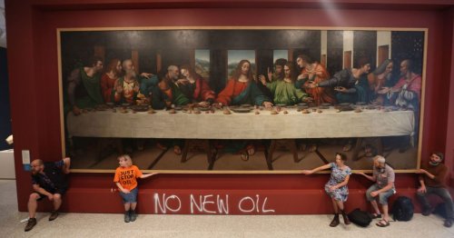 Just Stop Oil activists who glued themselves to Da Vinci painting fined just £175 each