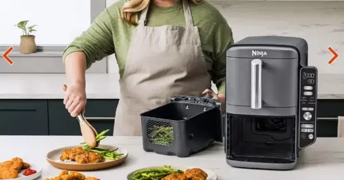 Shoppers snap up Ninja's new space-saving air fryer described as 'their best yet'