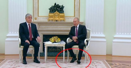 Vladimir Putin’s feet seen twitching in meeting fuels Parkinson’s disease rumours