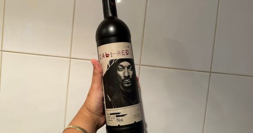 I tried Snoop Dogg's red wine and it wasn't what I expected