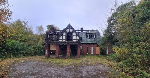 Inside former Liverpool player's eerie mansion abandoned after devastating fire