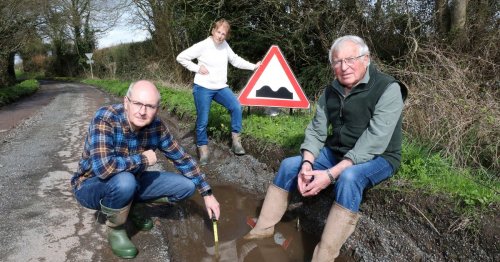 Pensioner blasts 'pothole disaster' saying he 'won't pay council tax until fixed'
