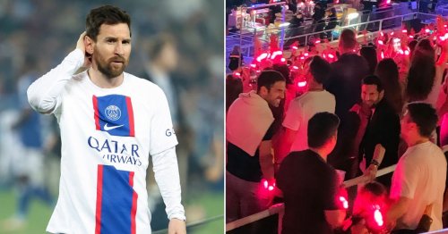 Lionel Messi makes PSG feelings clear as he attends Coldplay concert with Cesc Fabregas