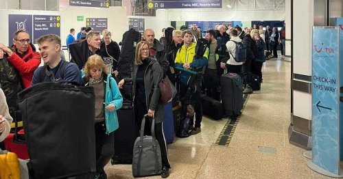 Families 'stand in circles crying' at Birmingham Airport after planes take off without them
