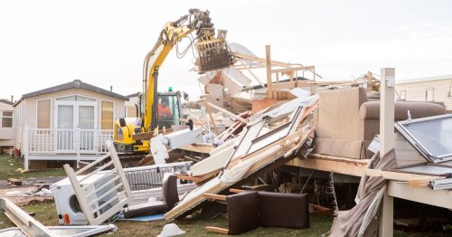 Major incident as thousands without power in Storm Arwen and caravan site ruined