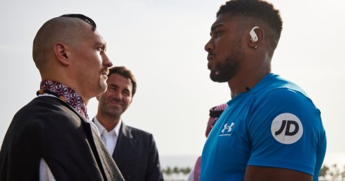Anthony Joshua and Oleksandr Usyk refuse request to break stare during face-off