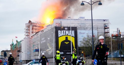 Copenhagen fire: Old Stock Exchange ablaze as huge fire engulfs one of city's oldest buildings