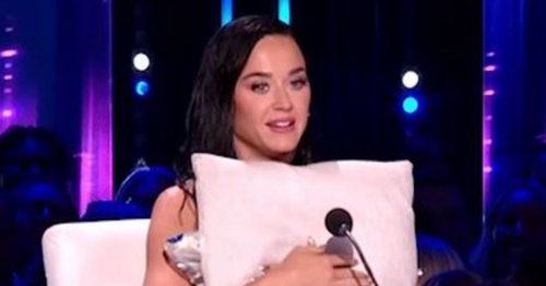 Katy Perry suffers huge wardrobe malfunction on American Idol as Luke Bryan rushes to help
