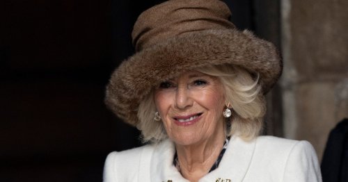 Camilla's special nod to late Queen with beautiful twin brooches at historic Easter service
