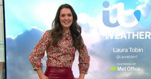 Flustered GMB star admits boss had to help her pull down pleather trousers