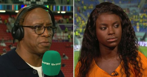Ian Wright hits back at “horrible” criticism of Eni Aluko after on-air mistake