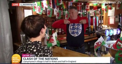 Landlord of Welsh pub booed by local drinkers after revealing he's an England fan