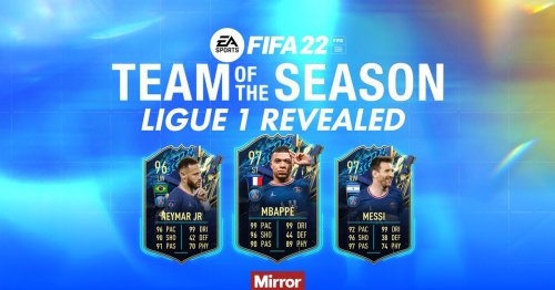 FIFA 22 Ligue 1 TOTS squad revealed featuring Lionel Messi, Kylian Mbappe and Neymar