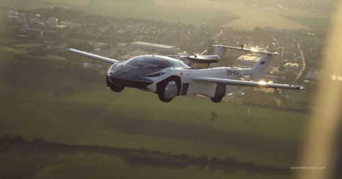 Cars flying from London to Paris could be a regular sight in the skies from 2023