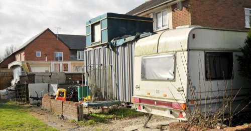 'Nightmare Neighbour Next Door' star demolishes illegal caravan in garden after long row