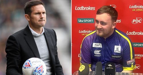 Luke Littler sends plea to Frank Lampard to join Soccer Aid team - but on one condition