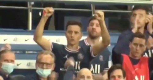 Lionel Messi's cold reaction to last-minute PSG winner caught on camera