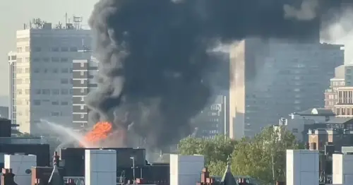 Westminster 'explosion': Chaos as flames and black smoke 'erupt' in city blast during rush hour