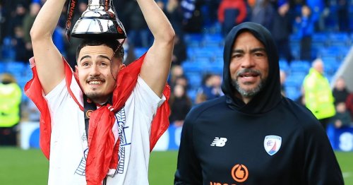 Kieron Dyer dedicates Chesterfield promotion to his life-saving donor - 'We achieved it for him'