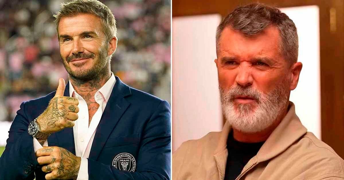Roy Keane sends message to David Beckham after 50th birthday snub