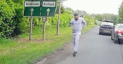 Learner driver caught on camera running away from devastating crash scene that left mum dead